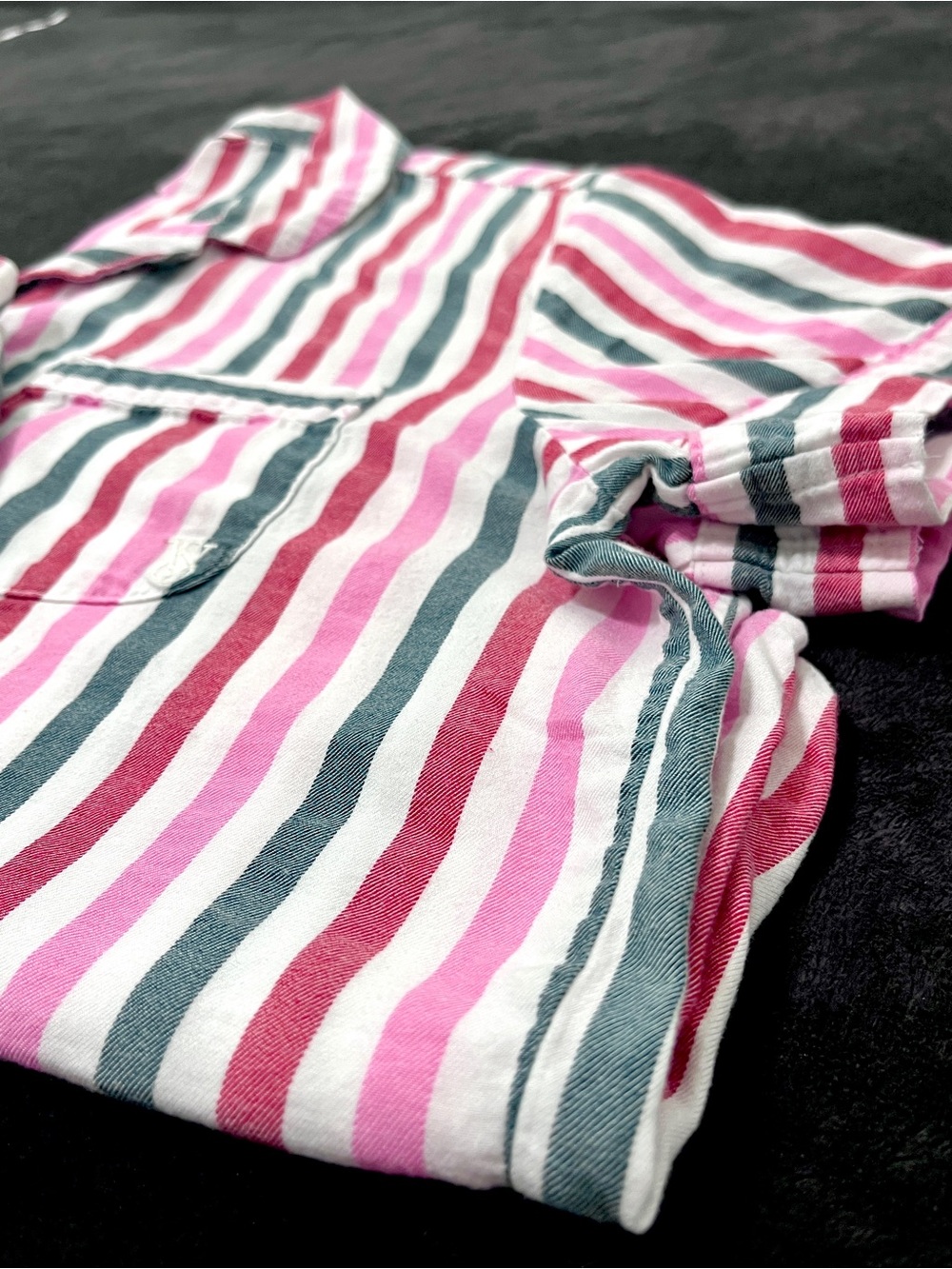 Victoria's Secret Pink Stripe Flannel Pajama Shorts Set Size L - Picture 7 of 9